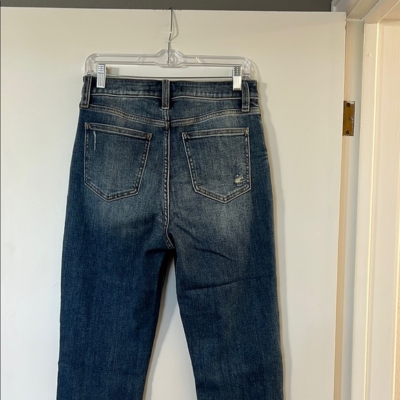 Eunina High Rise Button-Up Dark Blue Jeans - Picture 6 of 11